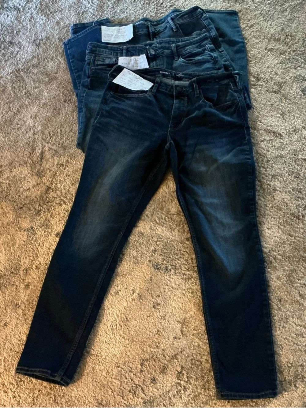 WONEN’S ROCKSTAR, SUPER SKINNY, STRETCH, SIZE 12 JEANS BY OLD NAVY. - Picture 3 of 3